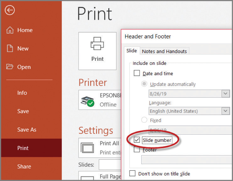 remove slide number on slide powerpoint for mac
